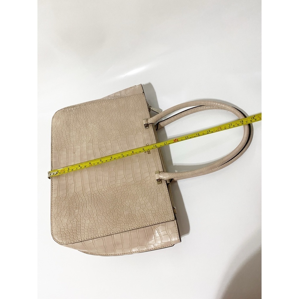 GUESS Croco Faux Leather Texture Tote Bag - Picture 9 of 16